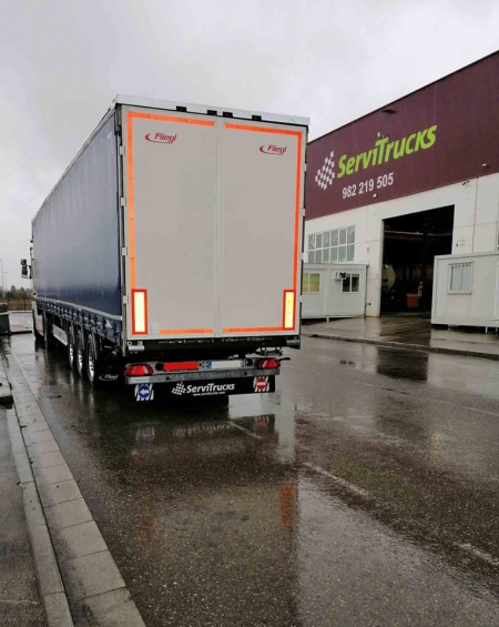 ENTREGAMOS SEMIRREMOLQUE FLIEGL LONAS CORREDERAS